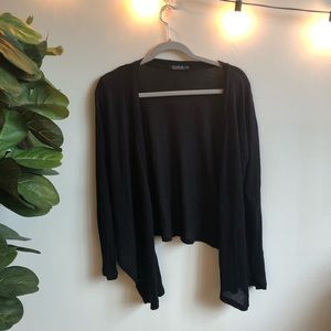 Black Cotton:on drapery cardigan Size medium